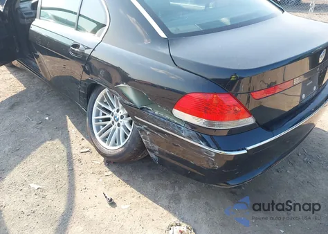 2005 BMW 745Li from USA, damaged, VIN WBAGN63555DS57386